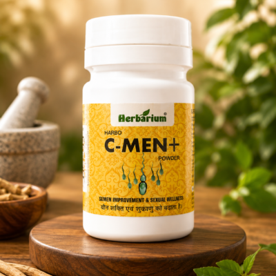 Herbarium HARBO C-MEN+ Powder | Ayurvedic Male Vitality & Sexual Wellness Supplement