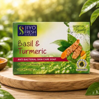 Basil & Turmeric Herbal Soap