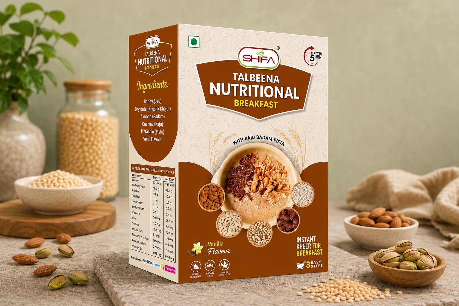 Shifa Talbeena Vanilla Flavour - Image 3